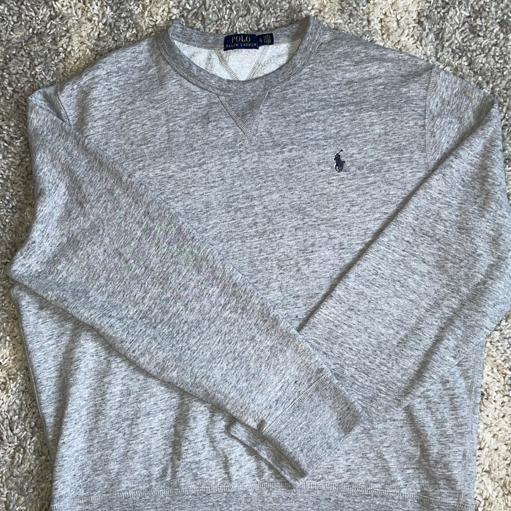 Polo Ralph Lauren Grey Crew Sweatshirt
